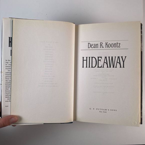 2/$30 - Hideaway by Dean R. Koontz - Picture 9 of 15